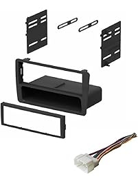 ASC Audio Car Stereo Dash Kit and Wire Harness for installing an Aftermarket Single Din Radio for 2001 2002 2003 2004 2005 Honda Civic (excludes SI and SE models)