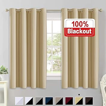 Amazon Com Flamingo P 100 Blackout Curtains 63 Length For