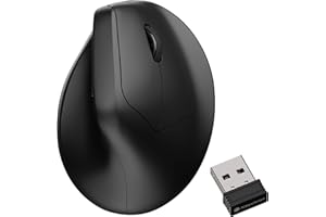 Keychron M5 8K Wireless Ergonomic Mouse, 30K DPI Optical Computer Mice, 2.4 GHz/Bluetooth/Wired with Macro Button 50g Lightwe