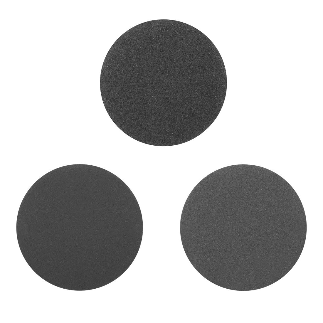 MACHSWON 3 Inch Sander Wet Dry Polishing sheet Silicon Carbide Sandpaper Hook and Loop Sanding Disc 400/600/800 Grit 15Pcs