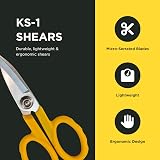 Miller KS-1 Yellow Fiber Optic Kevlar Scissors Utility Cable Cutters 5.5in view 8