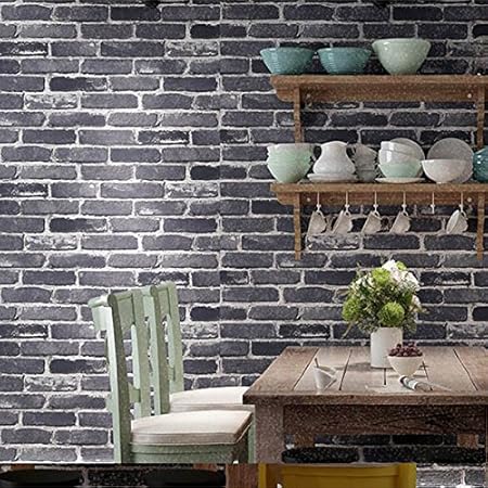 Téléchargement gratuit Images 3d Stereo Retro Cafe Bar Restaurant Imitation Brique Tapisserie le plus cool par