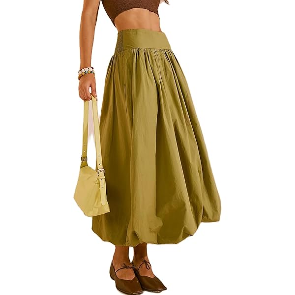 Herlipto 【新色】Gather Balloon Long Skirt 新色】Gather Balloon Long Skirt