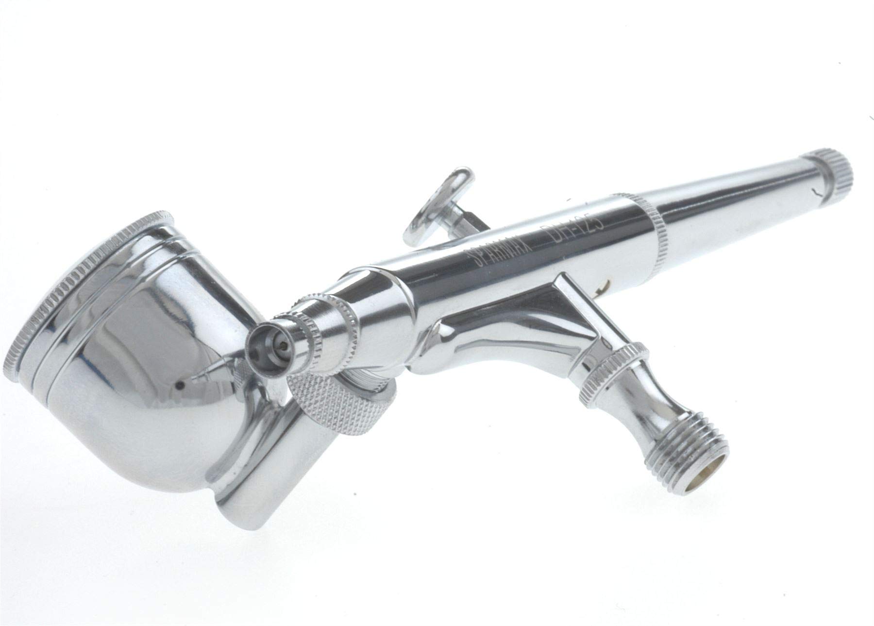 SPARMAX DH125 Dual Action Vacuum Airbrush 0.5 mm Chrome