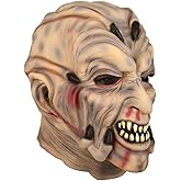 eLymwoo Jeepers Mask Creepers Creepy Tribal Head Cover Horror Monster Halloween Costume Prop, Realistic Facial Details, Latex Material
