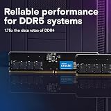 Crucial 32GB DDR5 5600MHz CL46 UDIMM CT32G56C46U5 RAM Desktop view 2