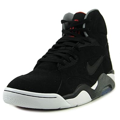 all red nike air force 180 high tops