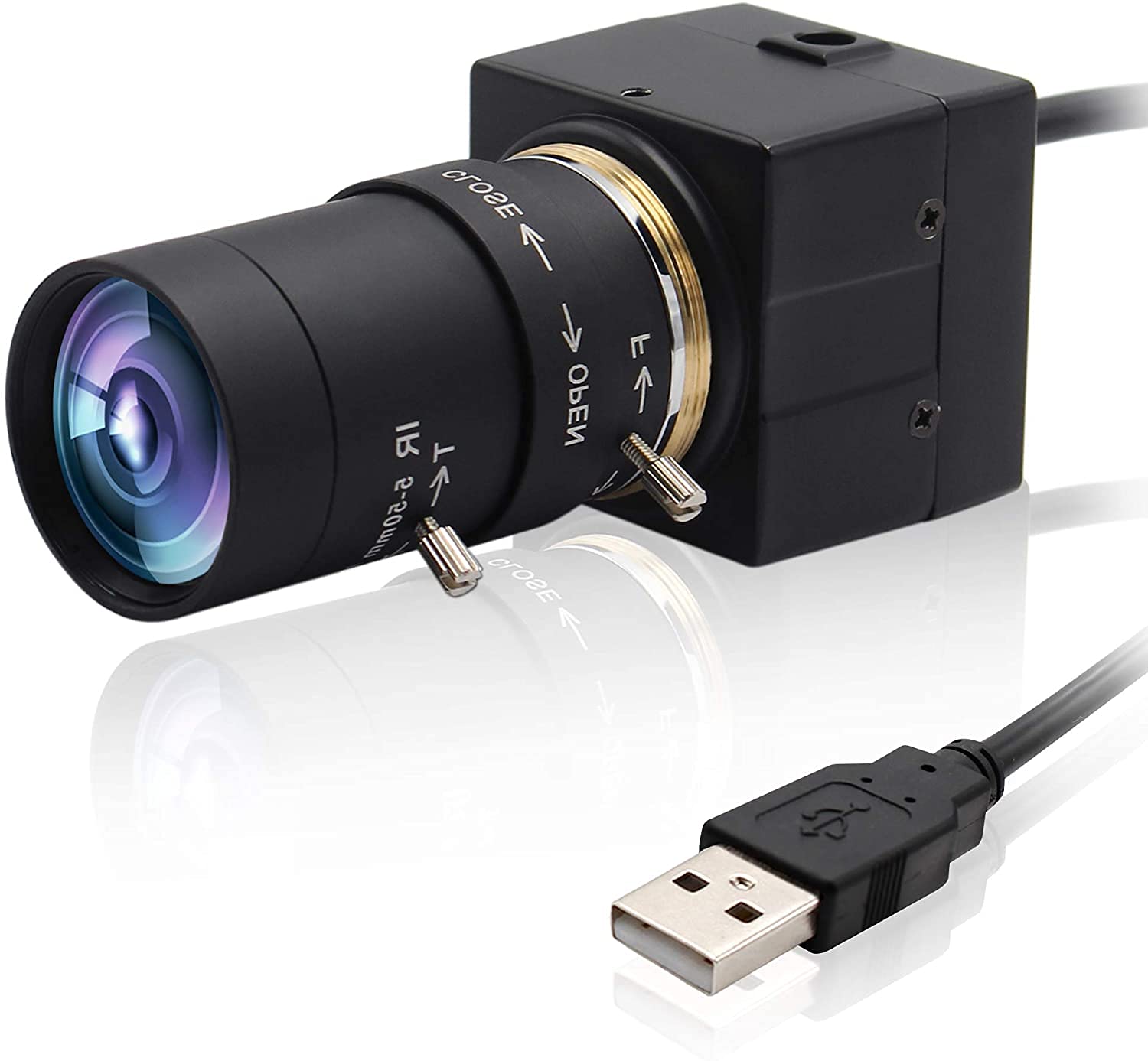 Svpro USB Camera 1080P - 5-50mm Manual Zoom Lens HD Webcam with CMOS OV2710 Sensor 30/60/100fps High Speed Computer Camera Support OTG, Drive-Free — image 1