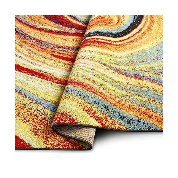 Home Dynamix Adja Modern Area Rug, Splash (5'2" x 7'2") The Home