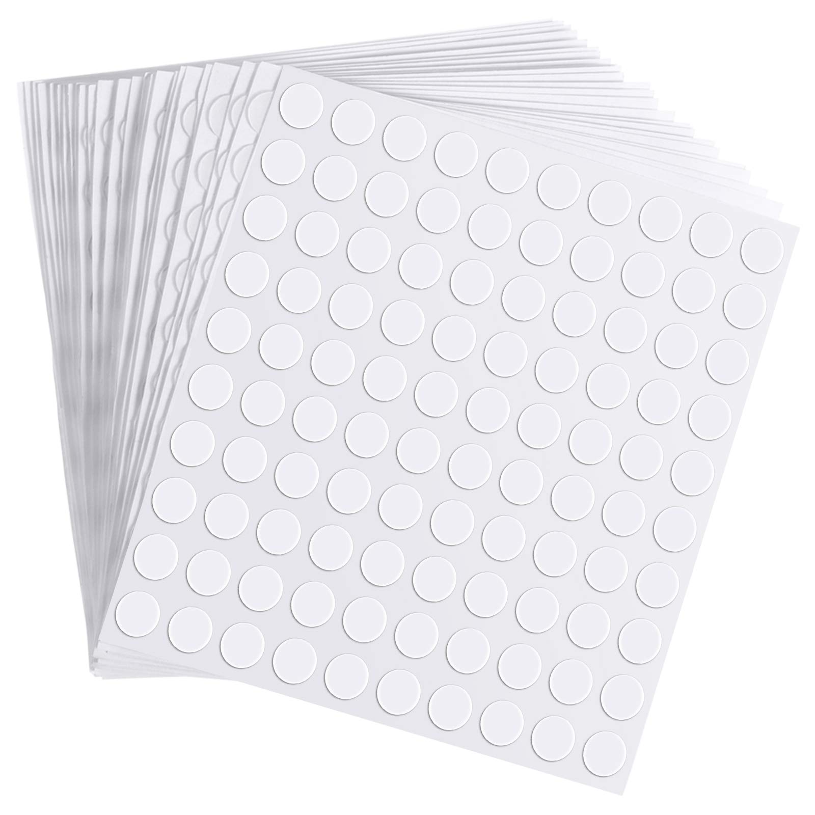 3000 Pieces Double-Sided Adhesive Dots Transparent Double-Sided Tape Stickers Round Acrylic No Traces Strong Adhesive Sticker Waterproof Dot Stickers for Craft DIY Art Office Supply (0.39 Inch/ 10 mm) — image 1