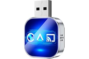 2026 Upgrade 3 in 1 Screen Mirror iOS Phone, Plug-and-Play Smart Car Interconnection Box with Fast 3s Connection, Voice Contr