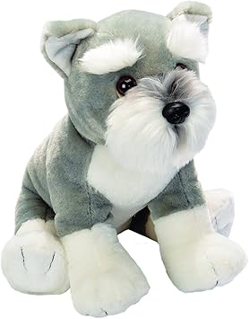 Wild Republic Schnauzer Felpa, Animal Relleno, Juguetes de Peluche, Regalos para los niños, Tienda de Animales de 12\