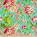 Amy Butler Love Bliss Bouquet Teal Fabric By The Yard