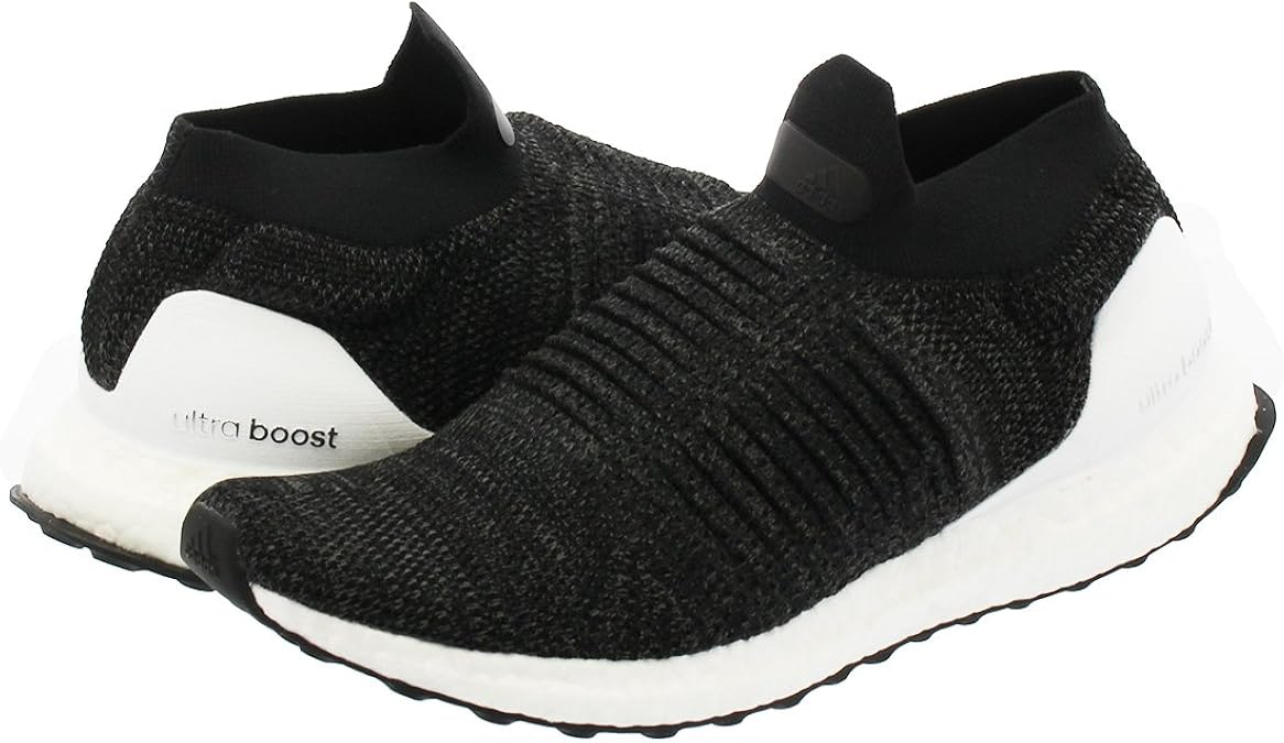 ultra boost laceless core black
