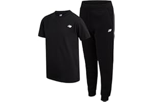 New Balance Boys Joggers Set - 2 Piece Short Sleeve Graphic Tee and Fleece Joggers for Boys - Athletic Pants Set (Sizes 8-20)