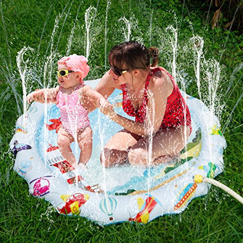 image for Termichy Sprinkle and Splash Play Mat for baby and kids, 39