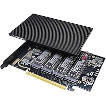 KONYEAD pcie4.0 x16 to m.2 m-Key nvme x 4 ssd Expansion Card with