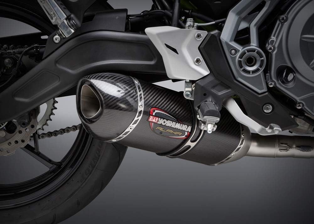 YOSHIMURA 14651AM220 Race ALPHA Full System SS-CF-CF for 2017-2020 Kawasaki Ninja 650 / Z650