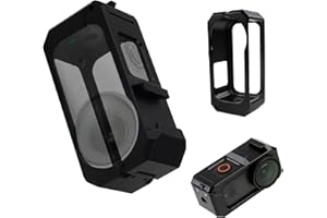 Aluminum Alloy Cage for DJI Osmo Nano, Protective Cage Compatible for Mic, with a 1/4"-20 Threaded Hole/Quick Release Mount f