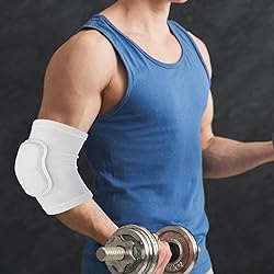 WLLHYF Pair of Elbow Pads with Thicken Sponge