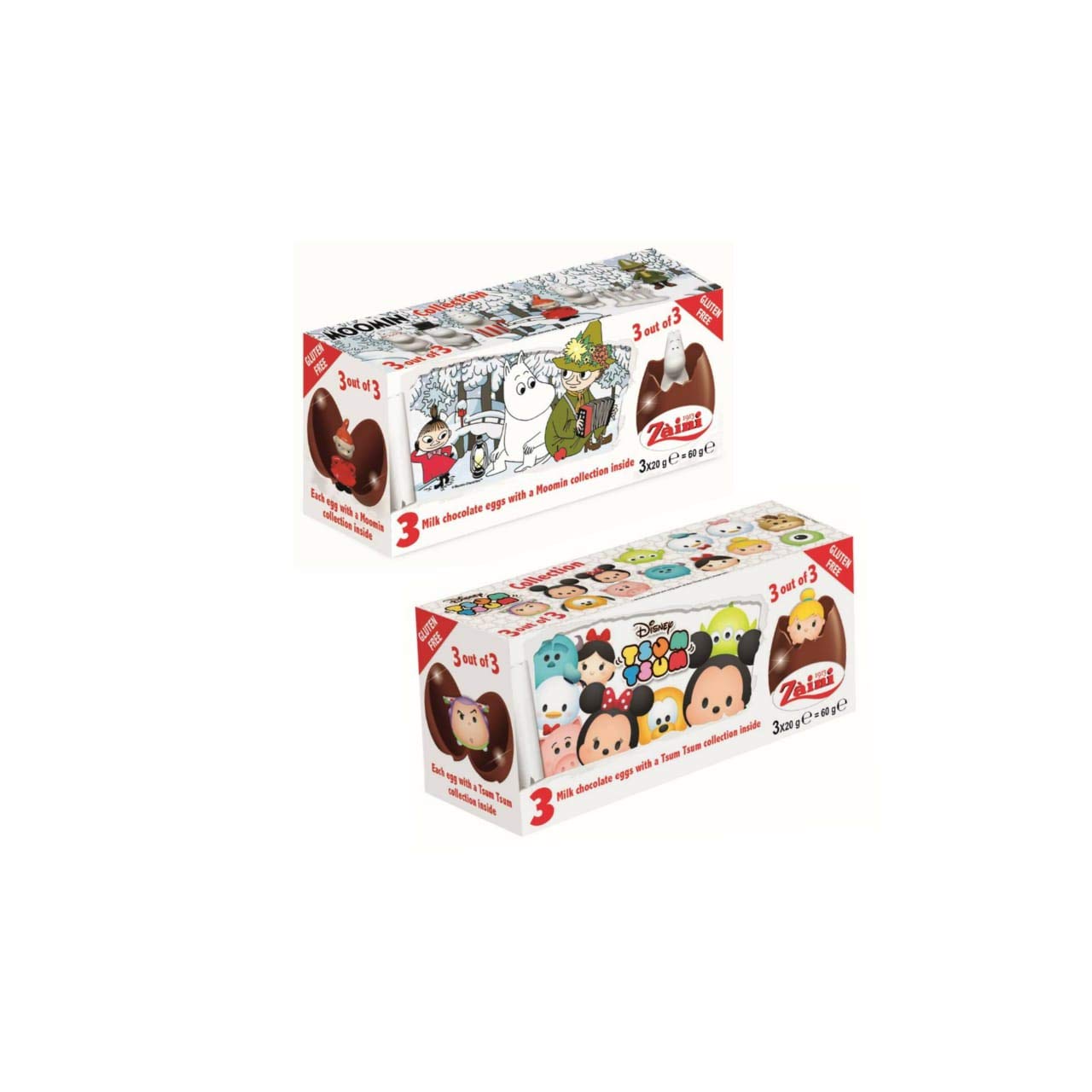 zaini tsum tsum chocolate eggs