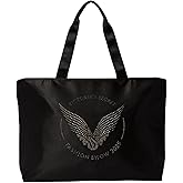 Victoria's Secret Rhinestone Fashion Show Tote Bag Color Black/Gold New