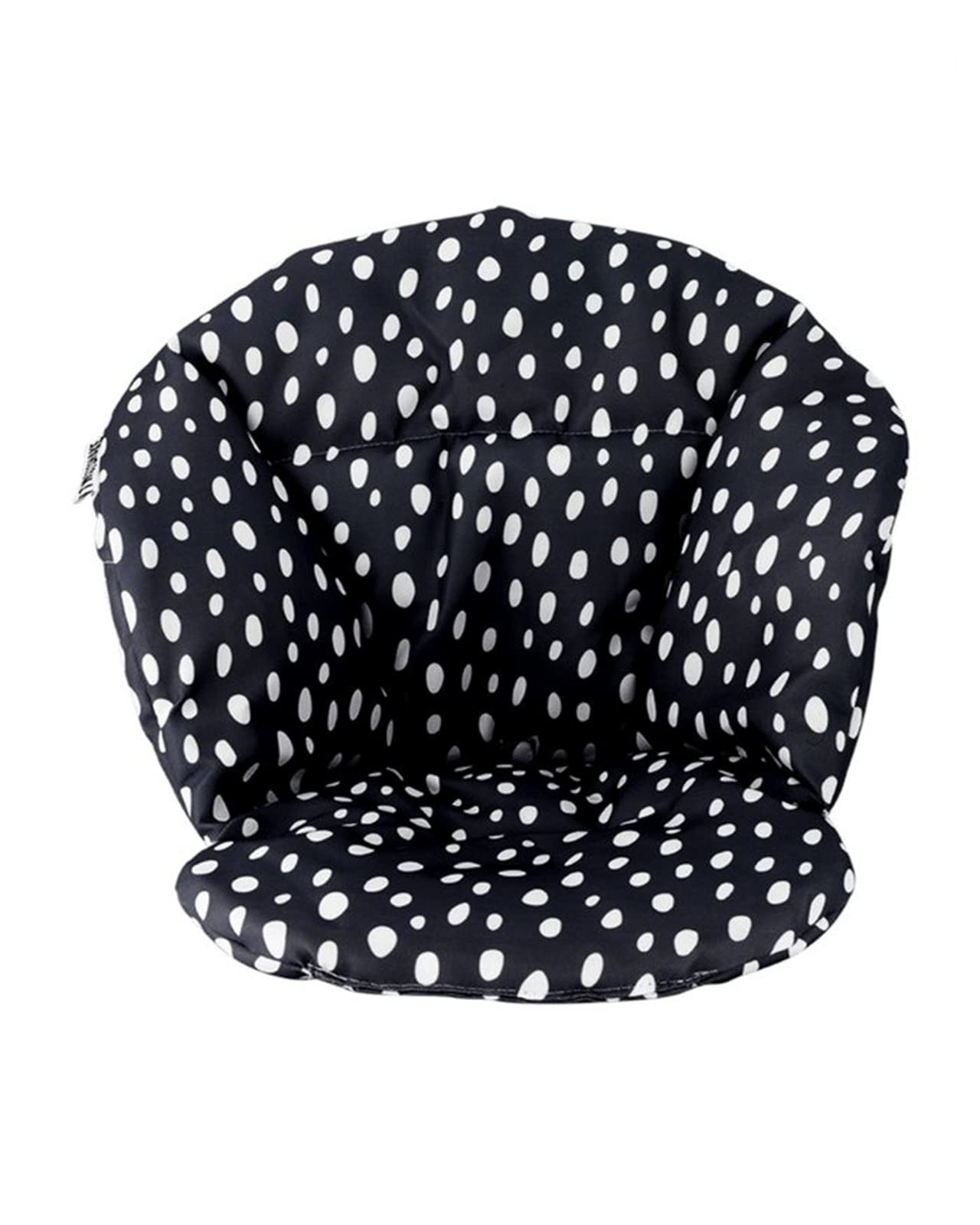 Twistshake Oeko-Tex Certified Cotton Cushion with Velcro Fastening for Highchair | Super Soft Cushion for Baby Chair | Easy to Install | Suitable from 6 Months to 15 kg | Black