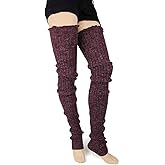 Foot Traffic Super Long Leg Warmers (Burgundy)