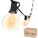 Svater Outdoor String Lights 150 FT, Patio Light