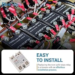 BlueStars 2PCS Solid State Relay SSR-40DD DC to DC