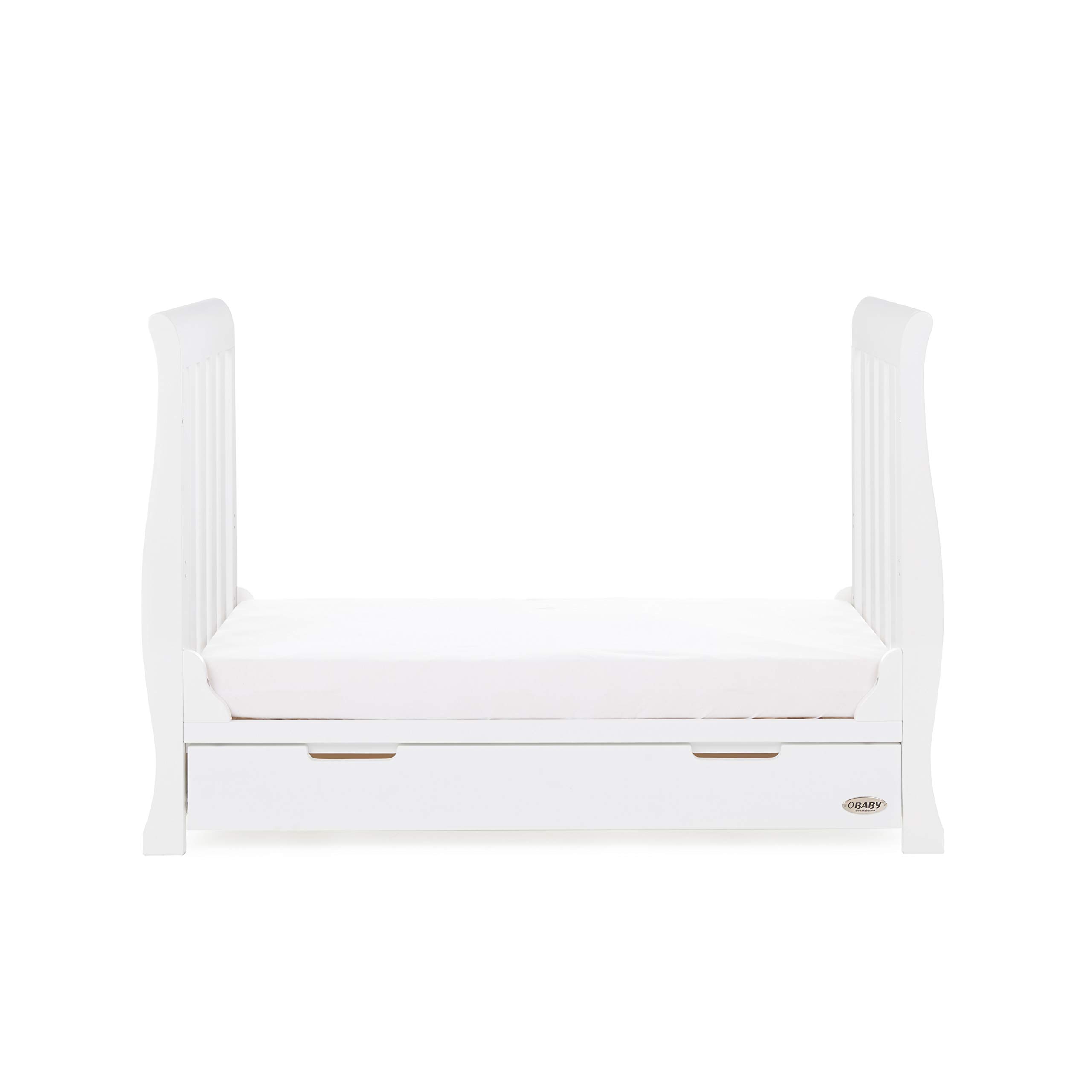 obaby stamford mini cot bed white