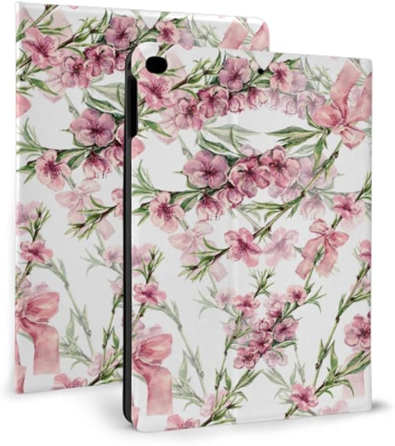 Kid Proof Ipad Case Beautiful Pink Flowers Ipad Back Cover
