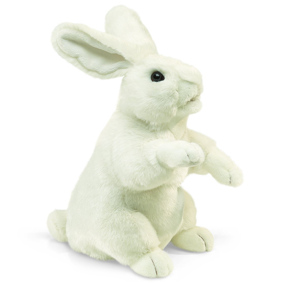 Folkmanis Standing Rabbit Hand Puppet (White)