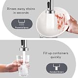 Peppermint Chrome Pull Down Kitchen Tap 360° Swivel UK 1 Hole view 3