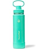 ThermoFlask 24 oz Double Wall Vacuum Insulated Stainless Steel Water Bottle with Spout Lid, Screamin' Green