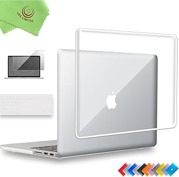 Amazon Com Ueswill 3 In 1 Glossy Crystal Hard Case For Macbook