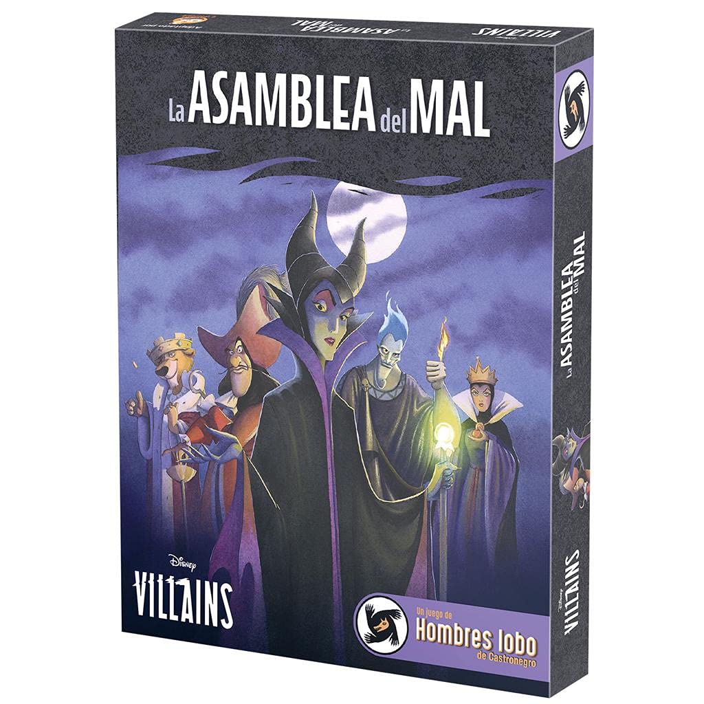 BOARD GAME DISNEY VILLANOS LA ASAMBLEA DEL MAL Spanish Language
