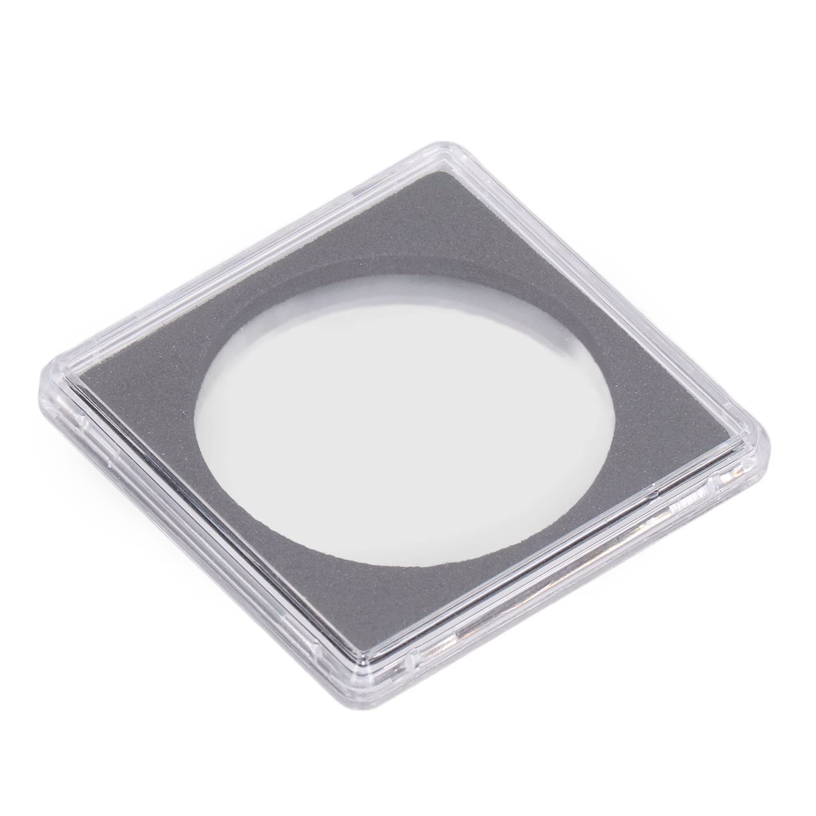 Coin Holder, Acrylic Silver Dollar Coin Case with High Transparency Wear Resistant Coin Box for Coin Collection