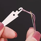 YuZhou 100 PCS Large Eye Blunt Needles 40 mm Threader Set for Hand Sewing view 5