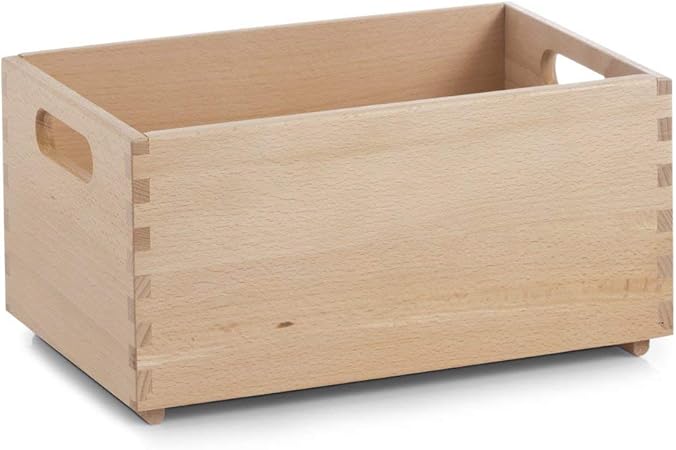 Zeller 13306 Caja Multiusos, Madera, Marrón, 30x20x15 cm: Amazon.es: Hogar