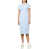 Tommy Jeans Womens Bodycon Midi Dress with Logo Detail