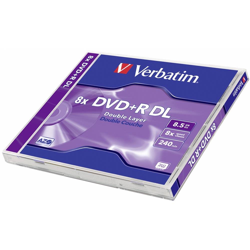 Verbatim DVD + R – DVD + RW Virgin (DVD + R, Polycarbonate, Jewelcase)