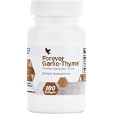Forever Living Forever Garlic-Thyme, Odorless Garlic Softgels, 100 Count | Garlic Extract and Thyme Leaf Powder Blend, Cardiovascular and Immune Support, Odorless Softgel, Gluten-Free