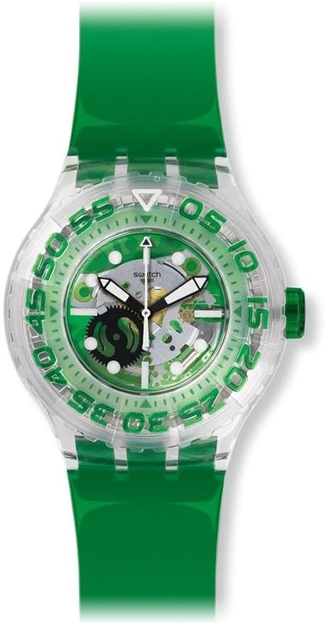 Swatch Reloj Analógico para Unisex de Cuarzo con Correa en Plstico SUUK104