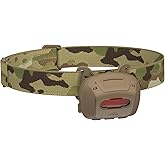 Princeton Tec Quad Tactical MPLS Headlamp with 4 Ultrabright RGB LEDs and 78 Lumens, IPX7 Water Resistance, Essential for Camping, Paddling, Trade Work, &amp; Safety Preparedness, Multicam