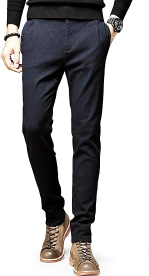 Amazon Romanee Contiチノパン メンズ ストレッチ ズボン スキニーパンツ 薄手 涼しい 大きいサイズ ボトムス カジュアル 下着 春 夏 ブラック ネイビー 灰緑 綿 細身 美脚 ロングパンツ 通販