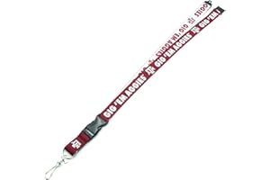Pro Specialties Group Texas A&M Aggies Lanyard Two Tone Tagline Gig 'Em Aggies C