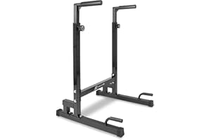 ProsourceFit Dip Stand Station, Heavy Duty Ultimate Body Press Bar with Safety Connector for Tricep Dips