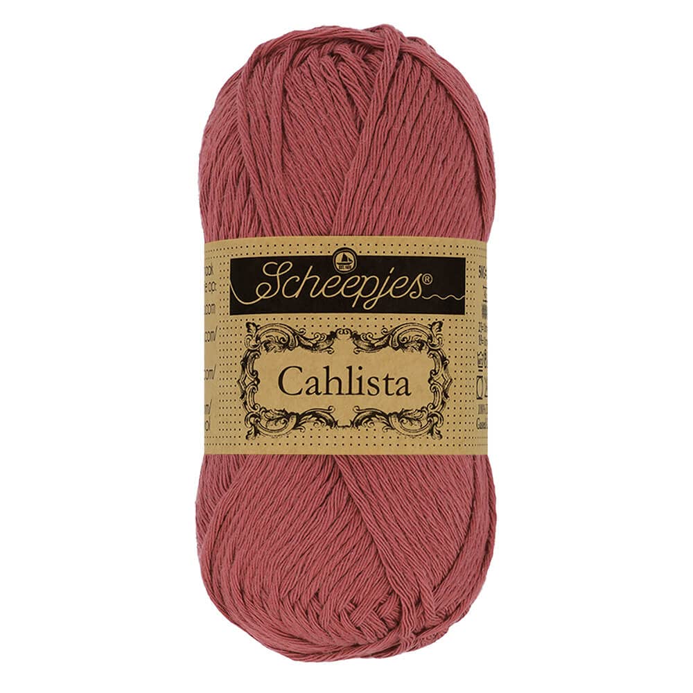 Scheepjes - Scheepjes Cahlista 396 Rose Wine Yarn - 1x50g — image 1