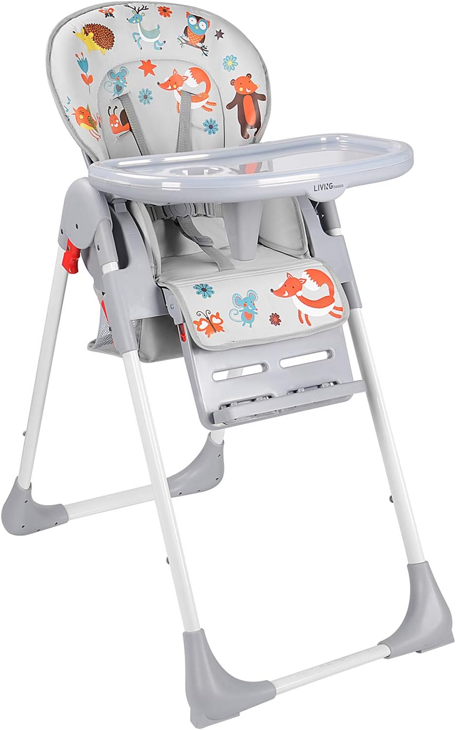 LIVINGbasics 3in1 Foldable Baby High Chair, Dining Booster Seat with